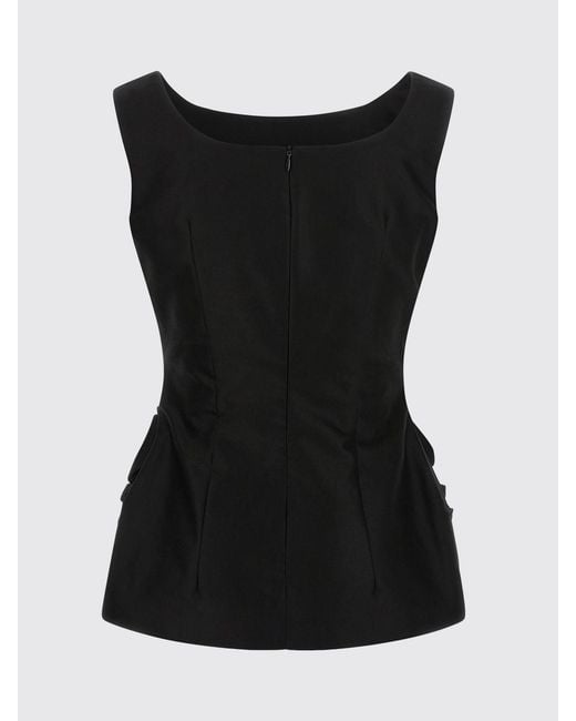 Top Mujer Magda Butrym de color Black