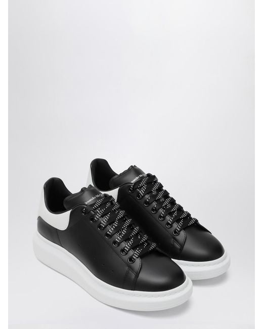 McQueen White Oversize Leather Sneakers for men