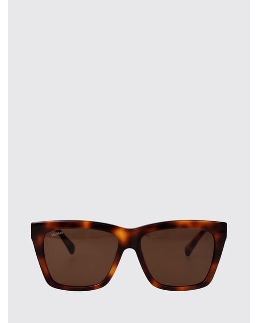 Max Mara Brown Acetate Sunglasses