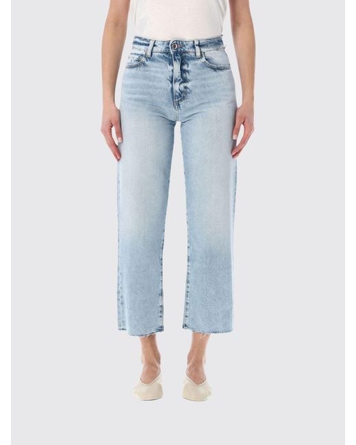 Vaqueros Jilli Cropped Fit De Denim ICON DENIM de color Blue