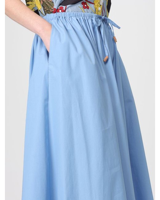 Marni Blue Midi Skirt