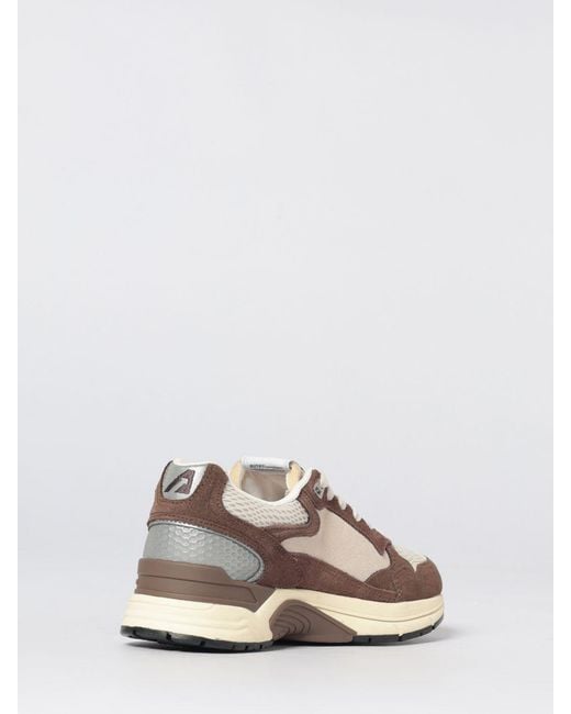 Autry White Hyperway Mesh And Suede Sneakers