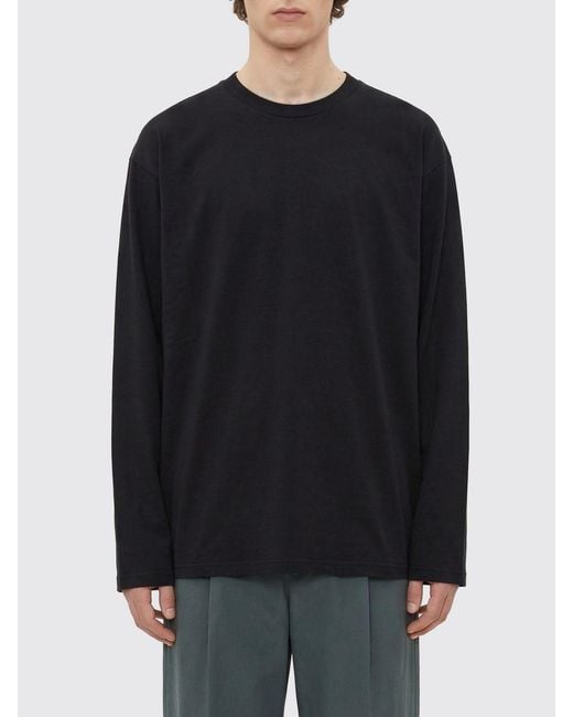 Jil Sander Black Basic Cotton T-Shirt for men