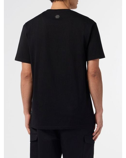 Philipp Plein Black T-Shirt for men