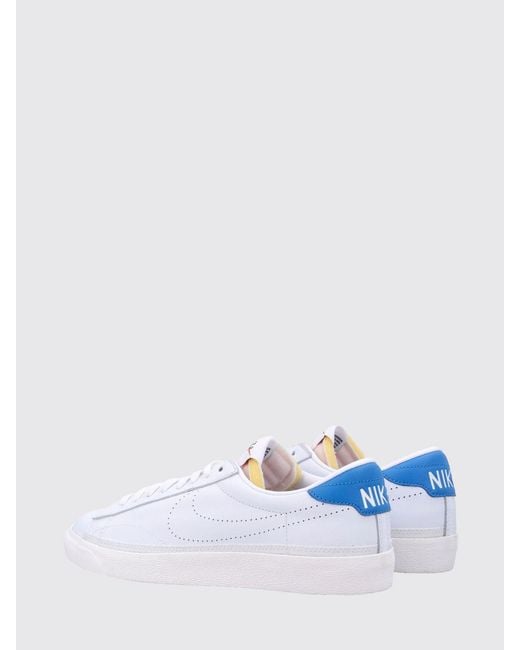 Nike White Tennis Classic Ac Smooth Leather Sneakers With Perforated Swoosh for men