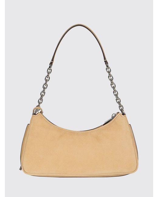 Michael Kors Natural Nolita Grained Leather Bag