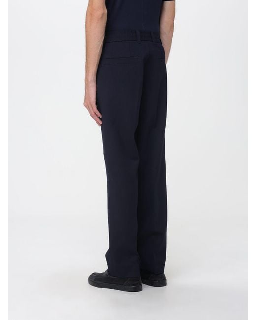 Paolo Pecora Blue Trousers for men
