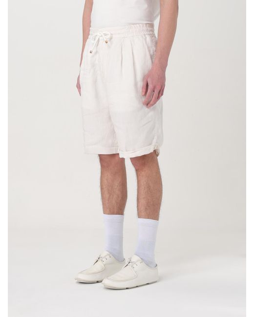 Brunello Cucinelli Shorts Herren in Natural für Herren