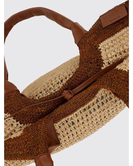 Hereu Brown Fonol Tote Bag