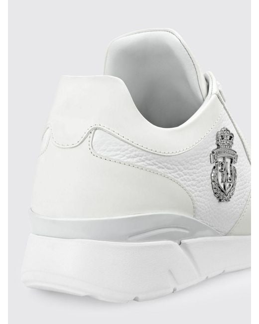 Billionaire White Crest Runner Sneakers for men