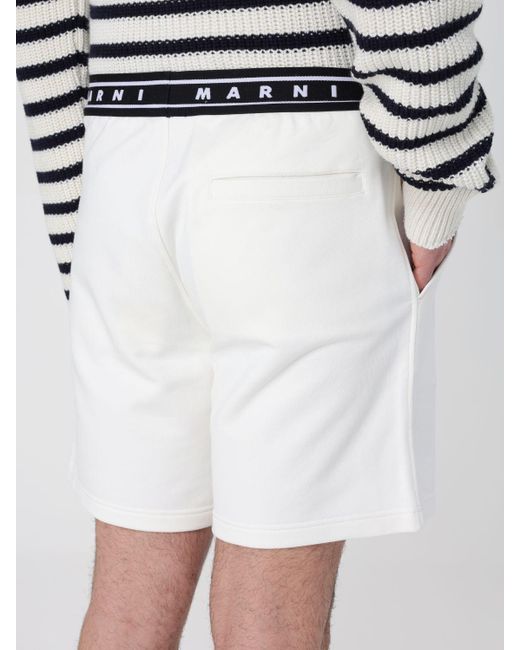 Pantalones cortos Marni de hombre de color White