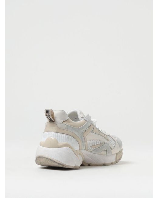 MSGM White Trainers for men