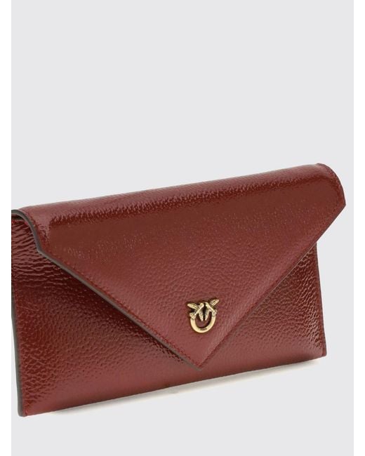 Pinko Red Love One Mini Clutch