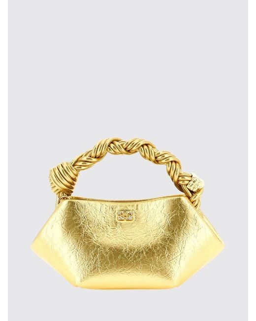 Ganni Metallic Bou Bag