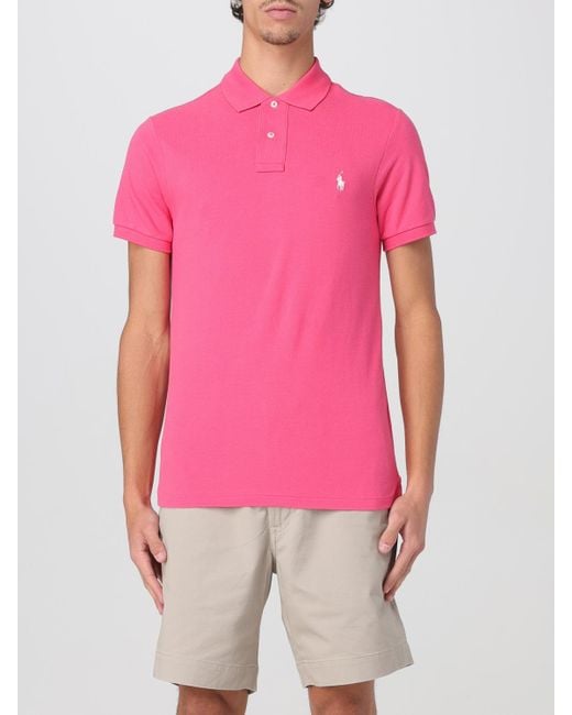 Polo Homme Polo Ralph Lauren pour homme en coloris Pink