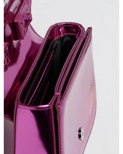 DIESEL Purple 1Dr Laminated Patent Leather Bag