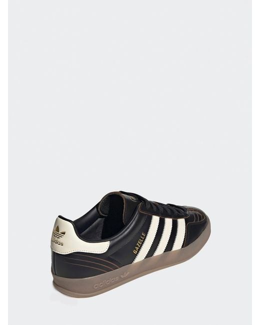 Adidas Originals Black Gazelle Indoor Sneakers for men