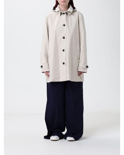 Save The Duck White April Polyester Raincoat
