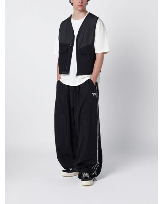 Y-3 Black Tactical Utility Vest With Webbing for men