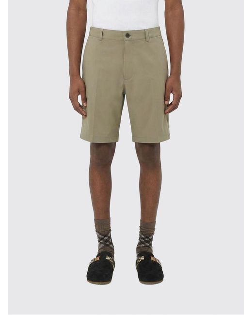 Burberry Natural Cotton Chino Shorts for men