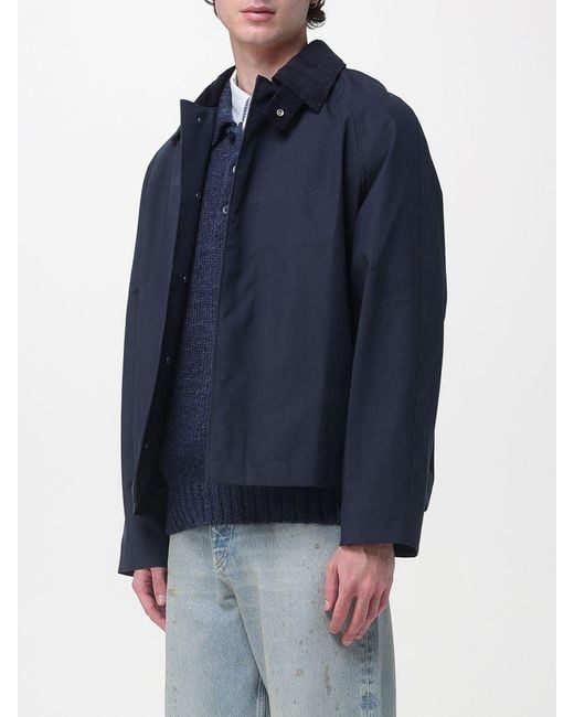 sunflower Blue Relaxed Fit Shirt Jacket for men