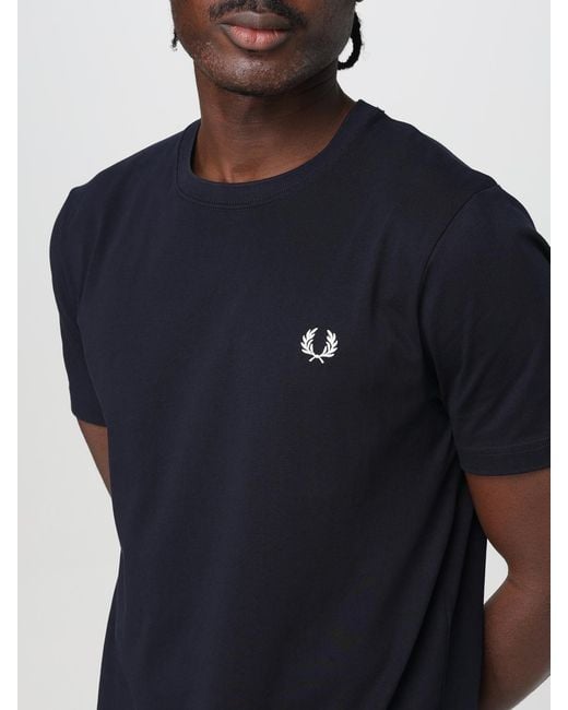 Fred Perry Blue T-Shirt for men
