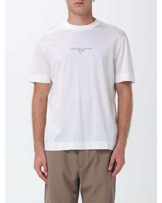 Emporio Armani White Eagle T-Shirt for men