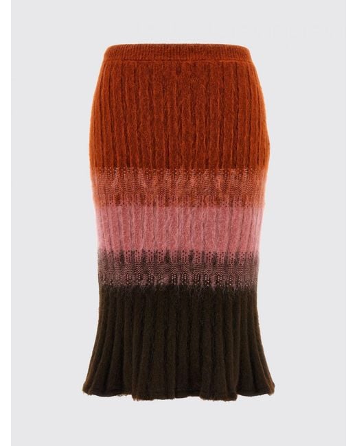 Fendi Multicolor Knit Skirt