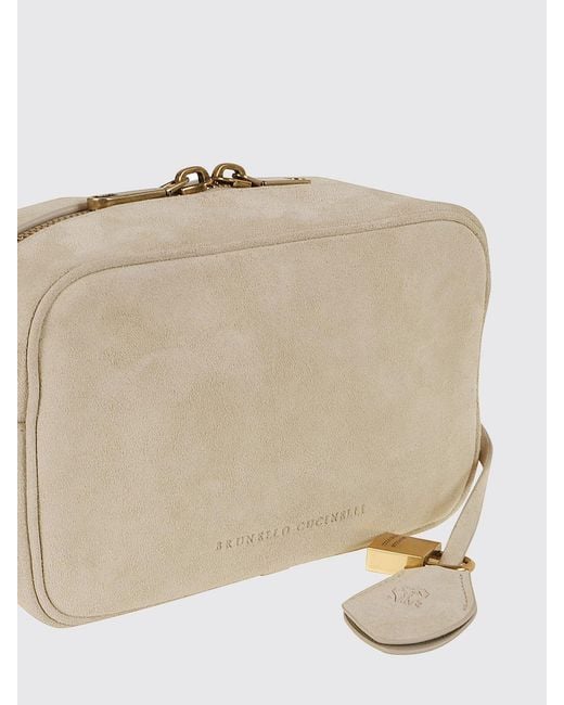 Brunello Cucinelli Natural Shoulder Bag