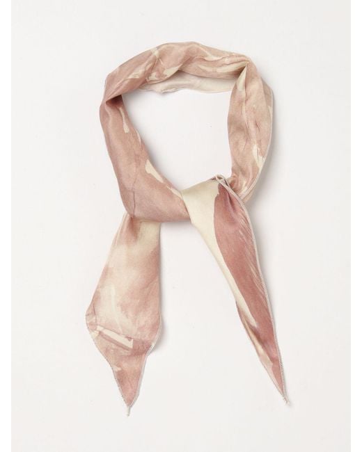 Alysi Natural Printed Silk Scarf