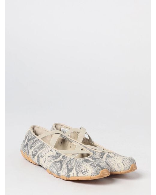 Adidas Originals White Ghost Sprint Mary Jane Ballet Flats