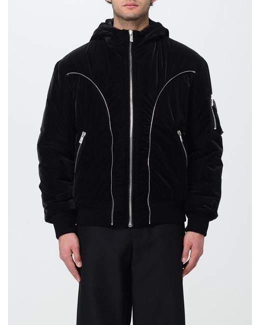 Abrigo Hombre Versace de hombre de color Black