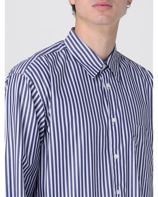 Comme des Garçons Blue Button-Up Shirt for men
