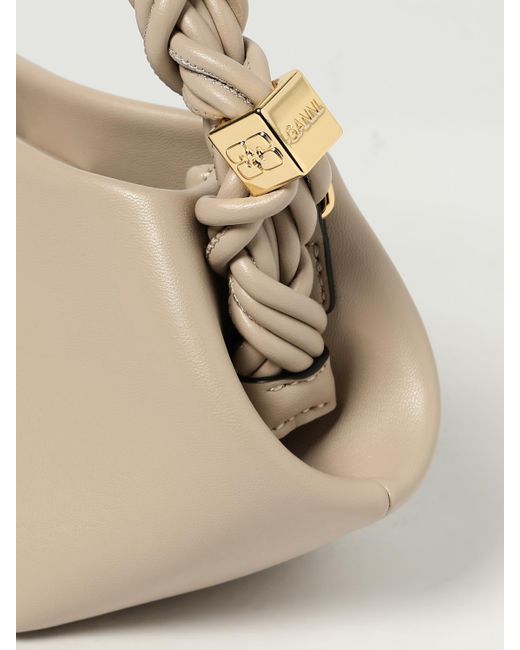 Ganni Natural Handtasche Damen