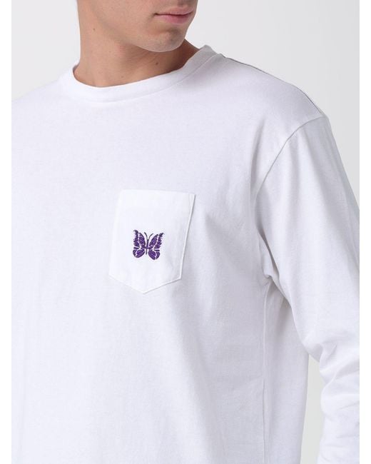 Needles White T-Shirt for men