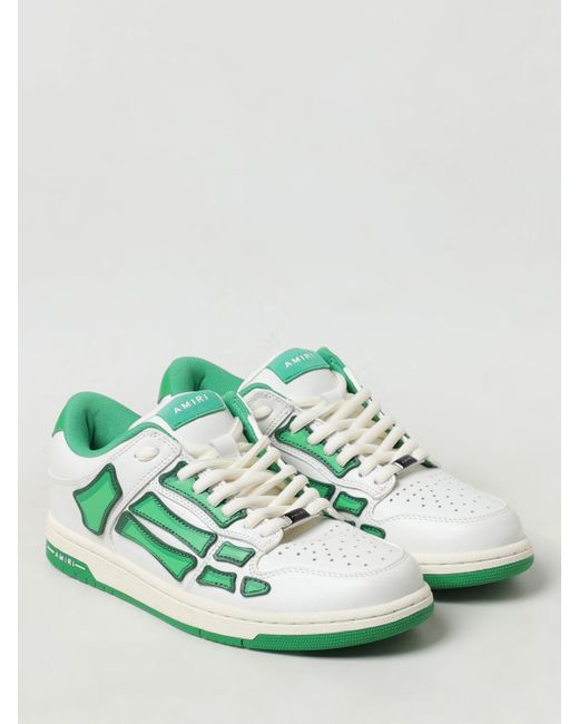 Sneakers Skel in pelle di Amiri in Green da Uomo