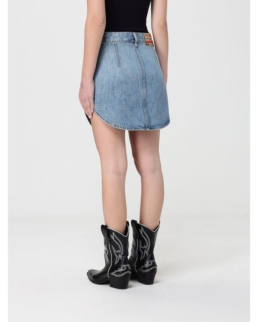 DIESEL Blue Denim Mini Skirt