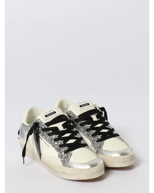 Crime London White Sneakers Damen