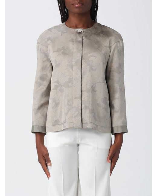 Emporio Armani Gray Lightweight Polyester Jacket