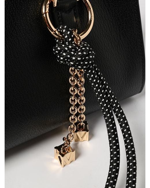 Michael Kors Black Small Hamilton Leather Shoulder Bag