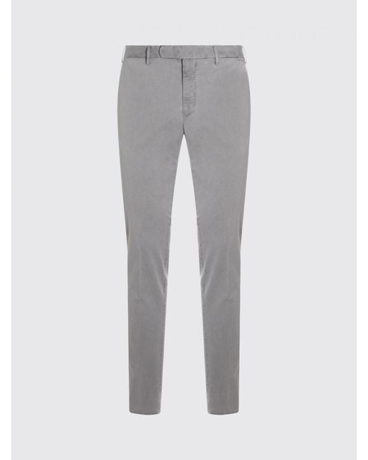 Incotex Blue Cotton Trousers for men