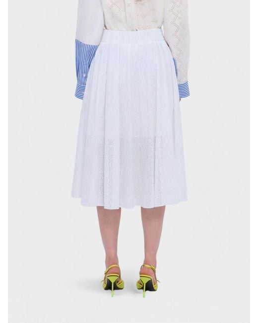 MSGM Blue Skirt