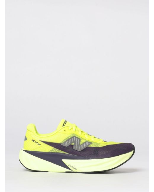 New Balance Yellow Fuelcell Rebel V5 Mesh Sneakers for men