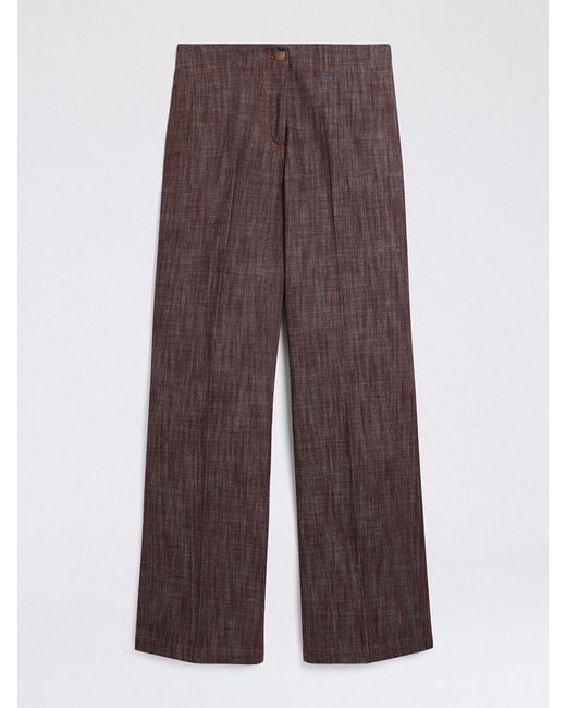 Momoní Purple MomonÌ Cotton Classic Trousers