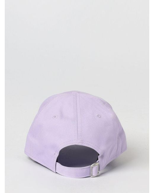KTZ Purple 9Forty Ny Yankees Embroidered Logo Cotton Cap for men