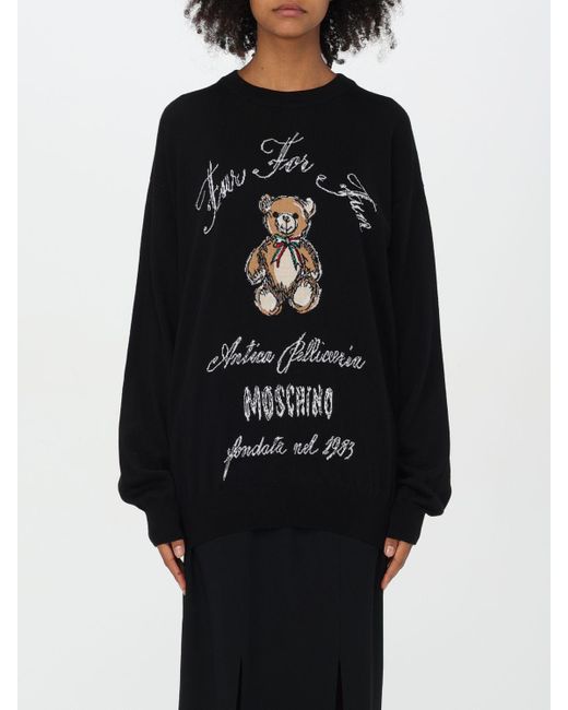 Black moschino sweater outlet