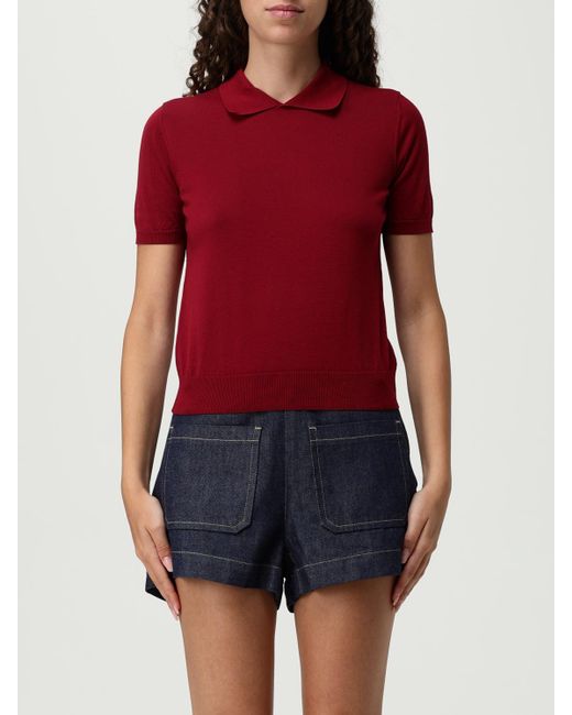 Camiseta Mujer Drumohr de color Red