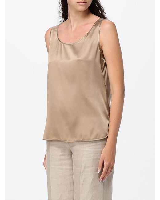 Max Mara Natural Satin Top