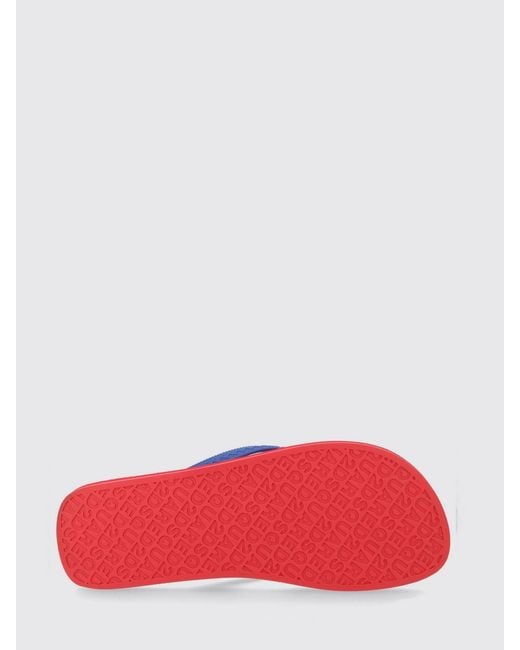 DSquared² Gummi-Flip-Flops in Red für Herren