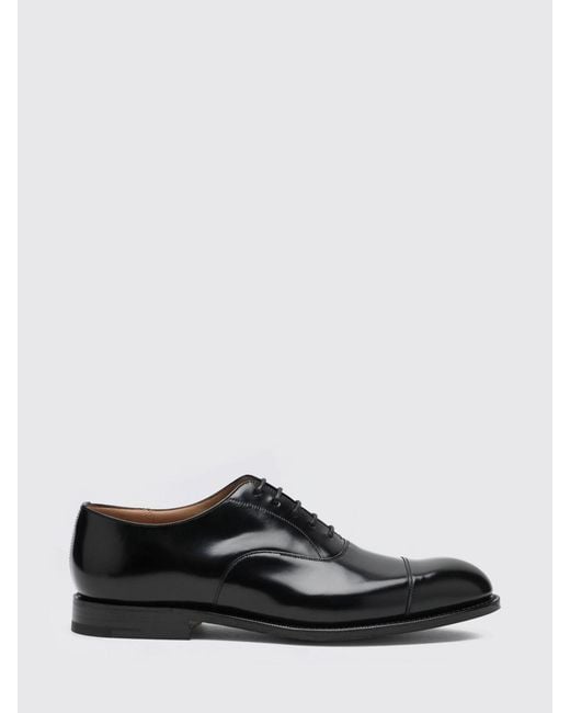 Church's White Consul Brushed Leather Oxford Shoes for men